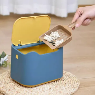 PetTribes Poubelle Anti-Odeur Fermée pour Litière