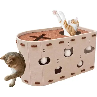PetTribes Maison pour chat en feutre PetTribes Maison pour chat en feutre