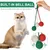PetTribes Pelota sisal con campana - Juguete interactivo para gatos
