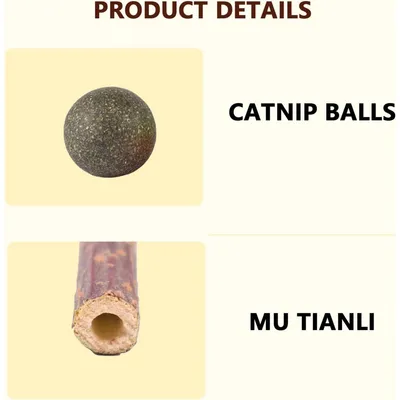 PetTribes Combo jeu naturel pour chat : 2 boules d'herbe à chat en bois