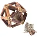 PetTribes Combo jeu naturel pour chat : 2 boules d'herbe à chat en bois