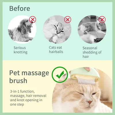 PetTribes Brosse Universelle 4-en-1 Chien/Chat