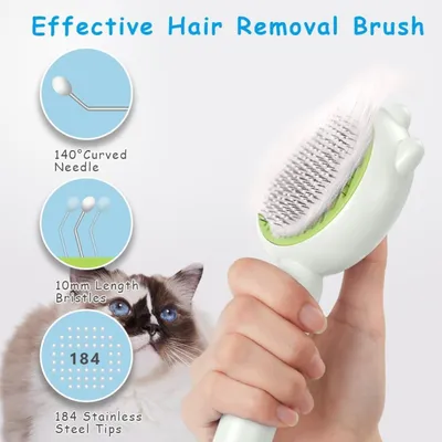 PetTribes Brosse Universelle Anti-Poils pour Chien et Chat