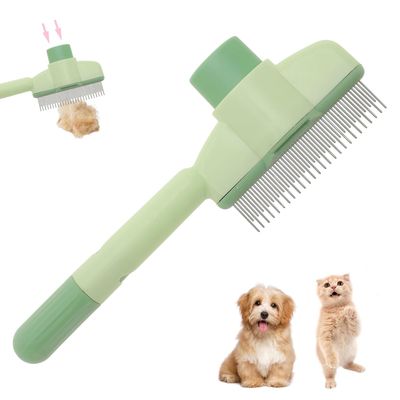 PetTribes Peigne Autonettoyant pour Chien et Chat
