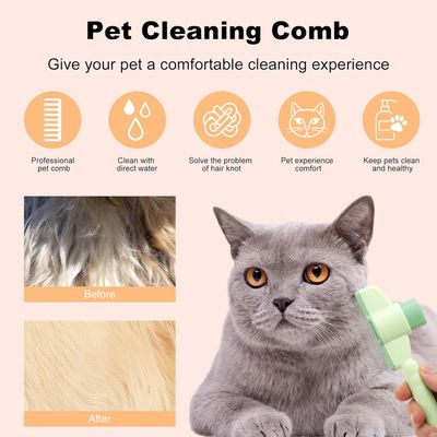 PetTribes Peigne Autonettoyant pour Chien et Chat