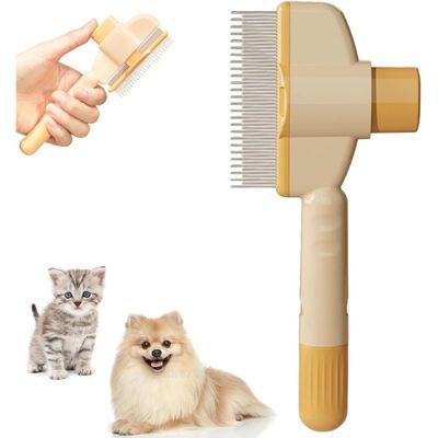 PetTribes Peigne Autonettoyant pour Chien et Chat