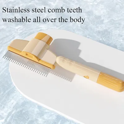 PetTribes Peigne Autonettoyant pour Chien et Chat