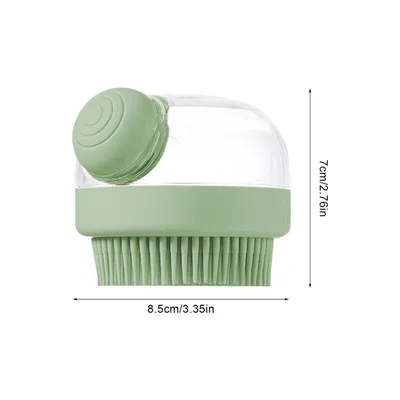 PetTribes Brosse de Bain pour Chien/Chat - Distributeur Intégré