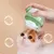 PetTribes Brosse de Bain pour Chien/Chat - Distributeur Intégré