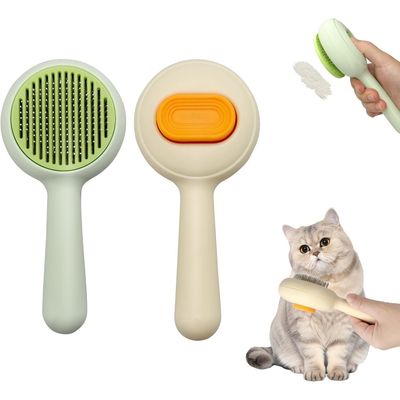 PetTribes Lot de 2 Brosses - Pour Tous Types de Poils Longs ou Courts