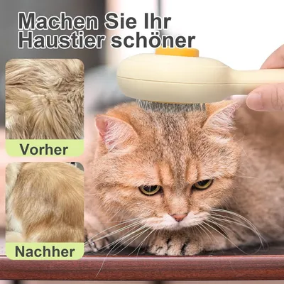 PetTribes Lot de 2 Brosses - Pour Tous Types de Poils Longs ou Courts PetTribes Lot de 2 Brosses - Pour Tous Types de Poils Longs ou Courts