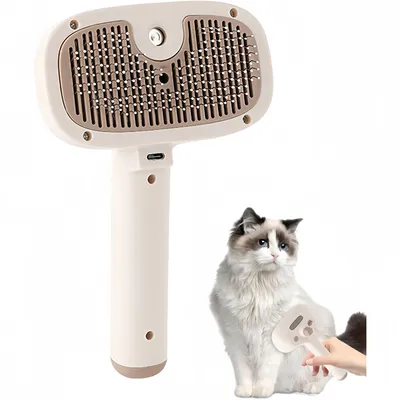 PetTribes Brosse vapeur pour chat et chien - Toilettage et massage PetTribes Brosse vapeur pour chat et chien - Toilettage et massage