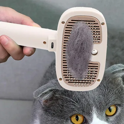 PetTribes Brosse vapeur pour chat et chien - Toilettage et massage PetTribes Brosse vapeur pour chat et chien - Toilettage et massage