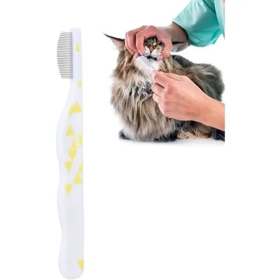 PetTribes Peigne pour chat à pointes arrondies PetTribes Peigne pour chat à pointes arrondies