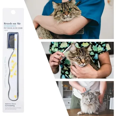PetTribes Peigne pour chat à pointes arrondies PetTribes Peigne pour chat à pointes arrondies