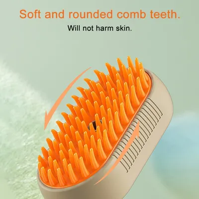 PetTribes Brosse Vapeur - 3 en 1 pour Chats/Chiens