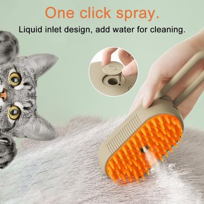 PetTribes Brosse Vapeur - 3 en 1 pour Chats/Chiens