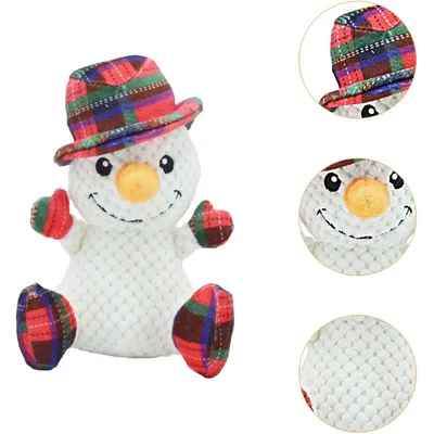 PetTribes Jouets de décoration de Noël - Bonhomme de neige de Noël