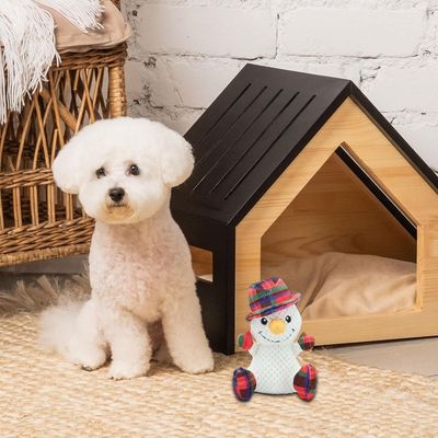PetTribes Jouets de décoration de Noël - Bonhomme de neige de Noël