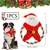 PetTribes Jouet de Noël : Peluche et corde grinceuse pour chien