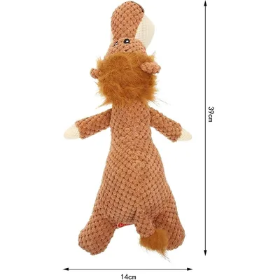 PetTribes Jouet pour chien qui couine - Lion