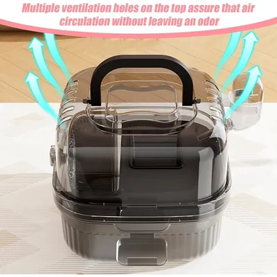 PetTribes Cage Transparente Portable pour Petit Animal