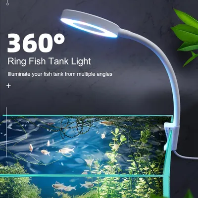 PetTribes Lampe LED USB 8W à Clip pour Aquarium