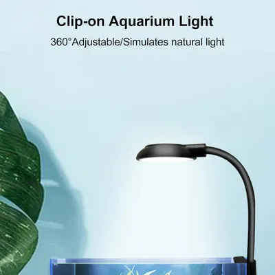 PetTribes Lampe LED USB 8W à Clip pour Aquarium