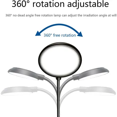 PetTribes Éclairage LED aquarium - Orientation 360° sans scintillement