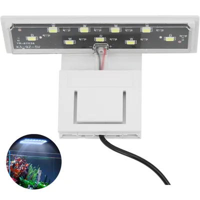 PetTribes Éclairage LED à pince pour aquarium planté - Économe