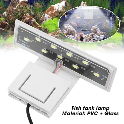 PetTribes Éclairage LED à pince pour aquarium planté - Économe
