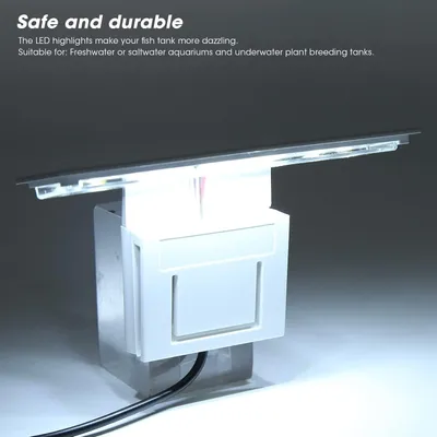 PetTribes Éclairage LED à pince pour aquarium planté - Économe
