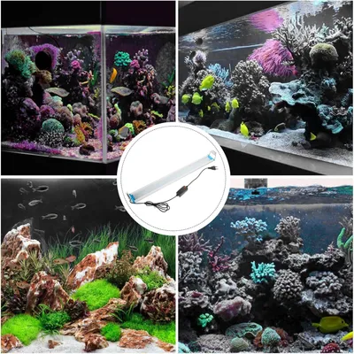PetTribes Lampe LED 3 Couleurs pour Aquarium