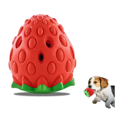PetTribes Dispensador de caramelos con forma de fresa