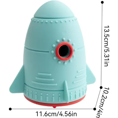 PetTribes Distributeur Croquettes Fusée - Chien Robust
