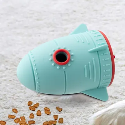 PetTribes Distributeur Croquettes Fusée - Chien Robust