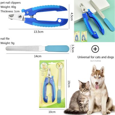 PetTribes Coupe-Griffes Professionnel Chien/Chat - Acier Inoxydable