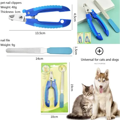 PetTribes Coupe-Griffes Professionnel Chien/Chat - Acier Inoxydable