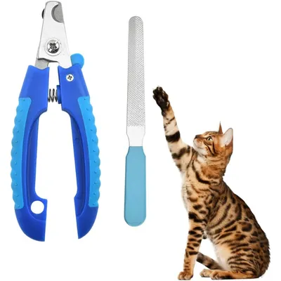 PetTribes Coupe-Griffes Professionnel Chien/Chat - Acier Inoxydable