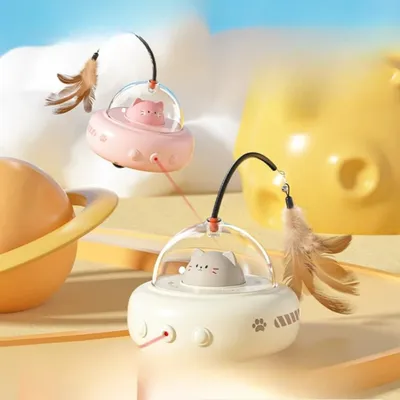 PetTribes Jouet Automatique Rechargeable pour Chat