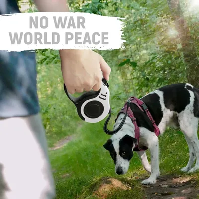 PetTribes Laisse automatique rétractable pour chien - 3m - Nylon durable