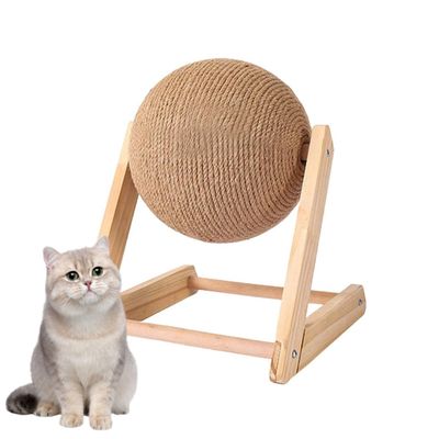 PetTribes Grattoir Bois et Sisal pour Chat - Protège Meubles