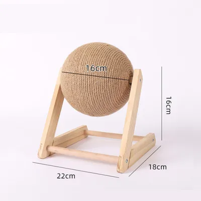 PetTribes Grattoir Bois et Sisal pour Chat - Protège Meubles PetTribes Grattoir Bois et Sisal pour Chat - Protège Meubles