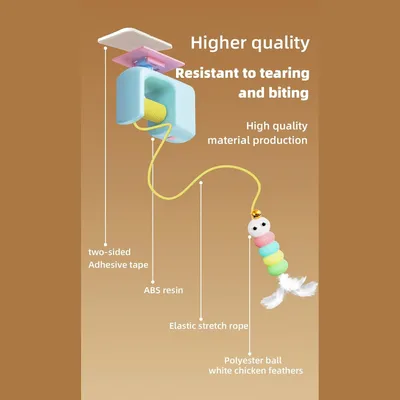PetTribes Jouet interactif à suspendre sur la porte