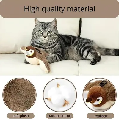 PetTribes L'Oiseau Réaliste qui Bat des Ailes