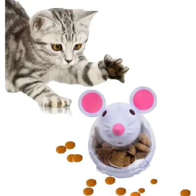 PetTribes Jouet d'alimentation lent - Chat interactif et mignon