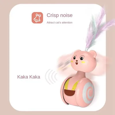 PetTribes Balançoire interactive chat - Jeu d'équilibre amusant