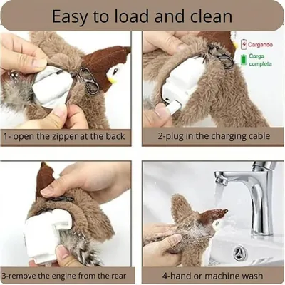 PetTribes L'Oiseau Réaliste qui Bat des Ailes