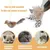 PetTribes Oiseau à plumes suspendu pour chat 2pcs.