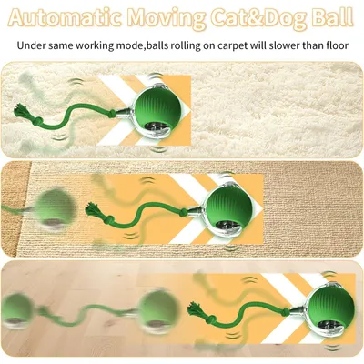 PetTribes Pelota interactiva automática para gatos (eléctrica)